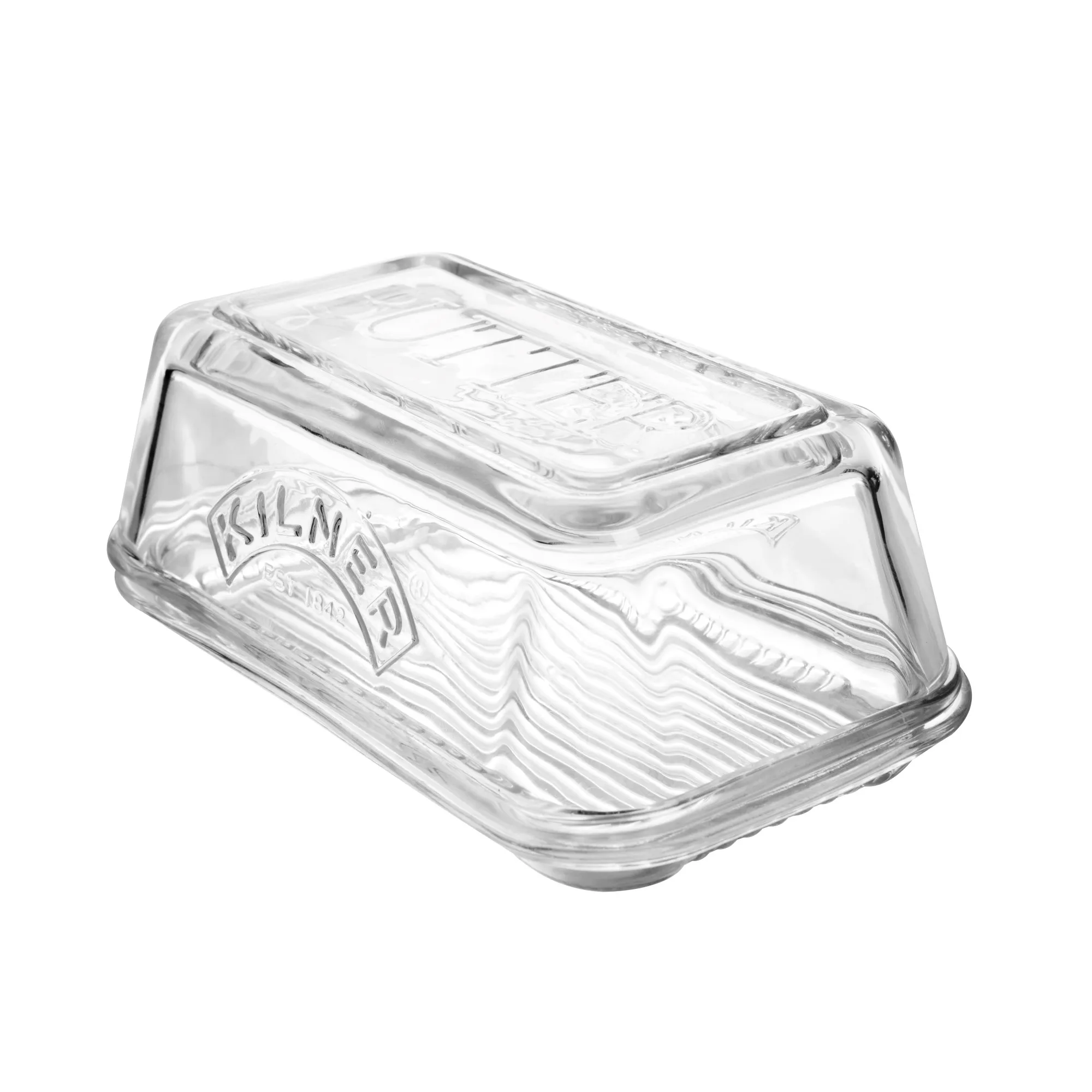 KN Glass Butter Dish