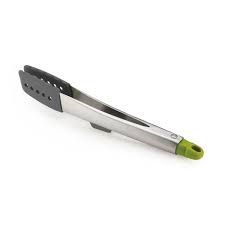 JJ Elevate 12' Stainless Steel tongs Grey & Green