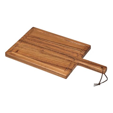 Tala Large Paddle Chalk Board w Stand Acacia