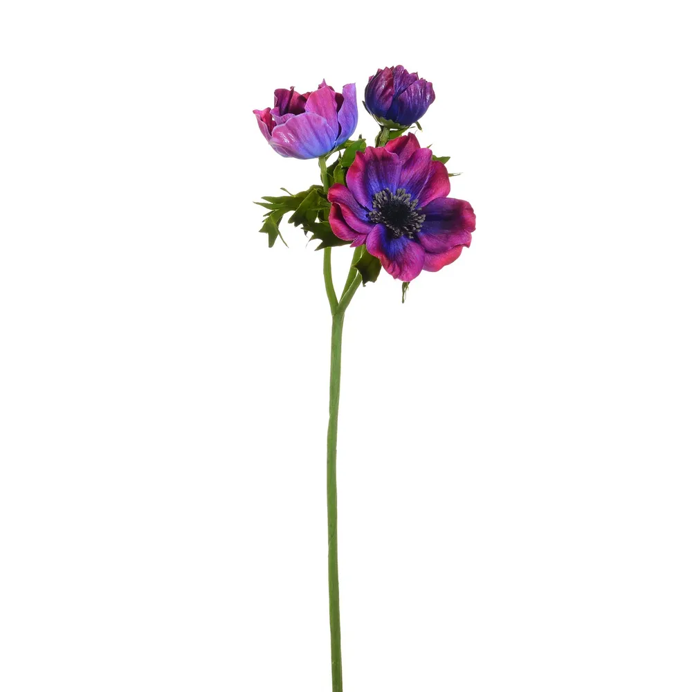 CB Anemone Spray Purple 46cm