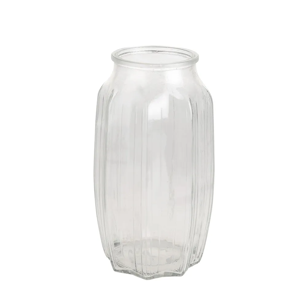 Cb Glass Vase 22x12cm