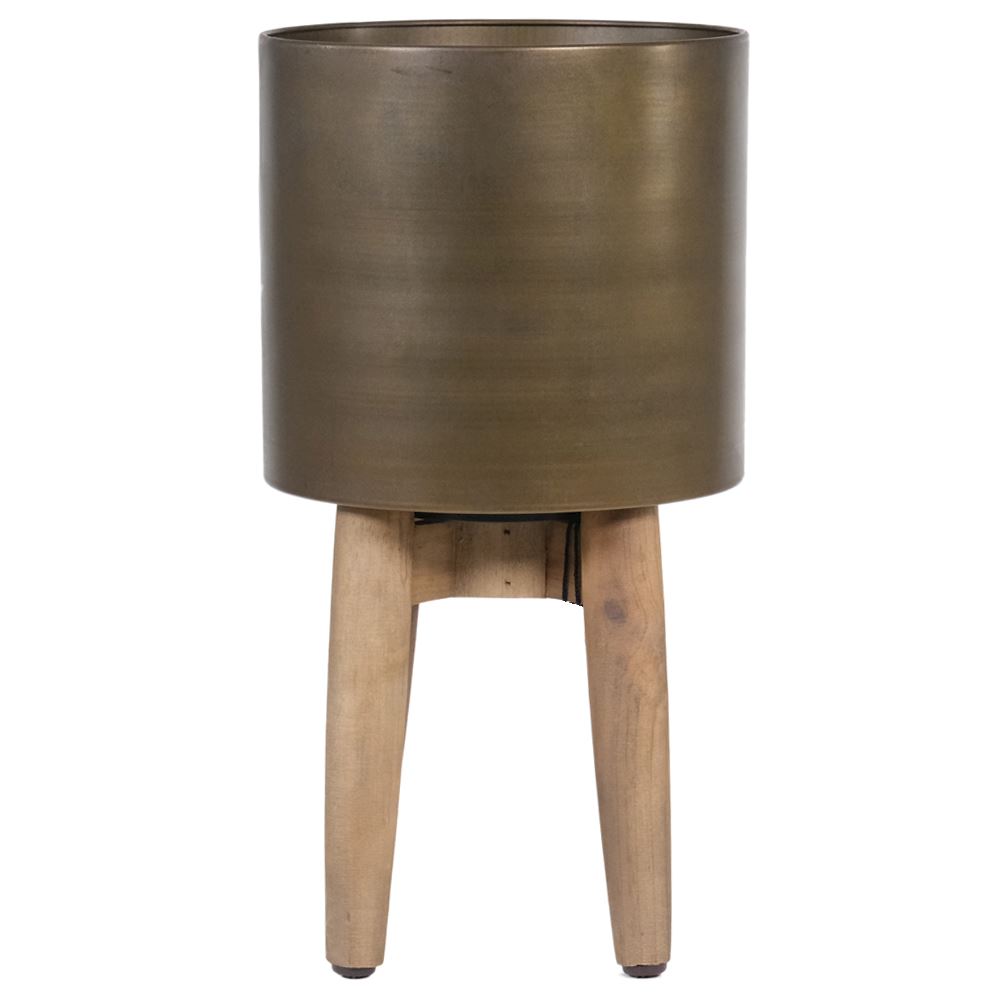 WJ Brass Planter 19x19x40 cm