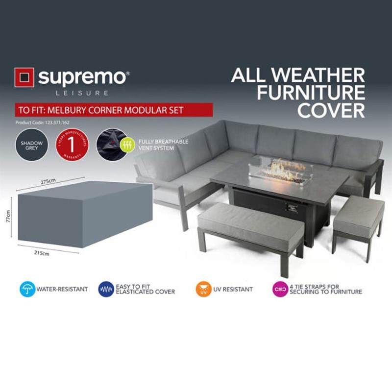 Melbourne Aluminium Corner Modular Set Furniture Cover