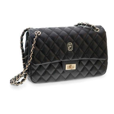 TP Palermo Black Quilted Bag