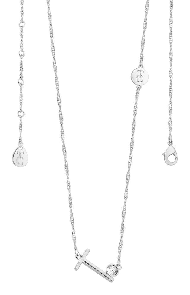 TP Letter T Silver Pendant
