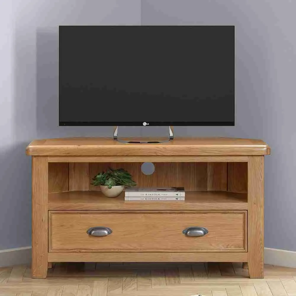 Kingsbury Oak Corner TV Unit