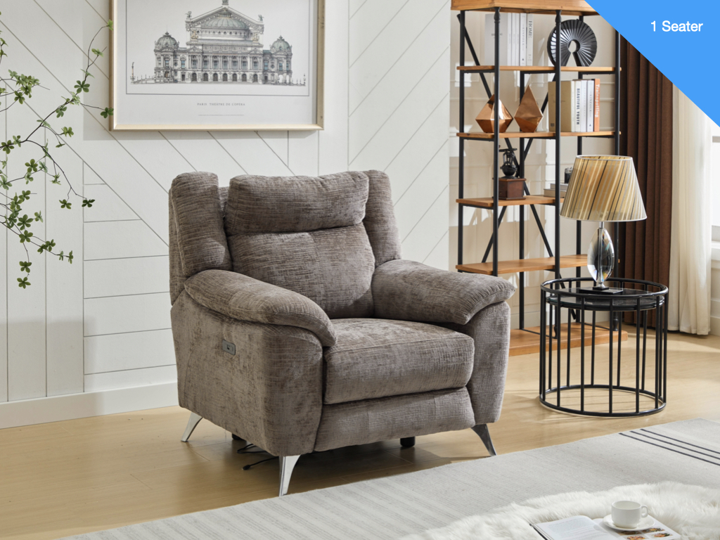 A/more Monroe chair col: stone, power