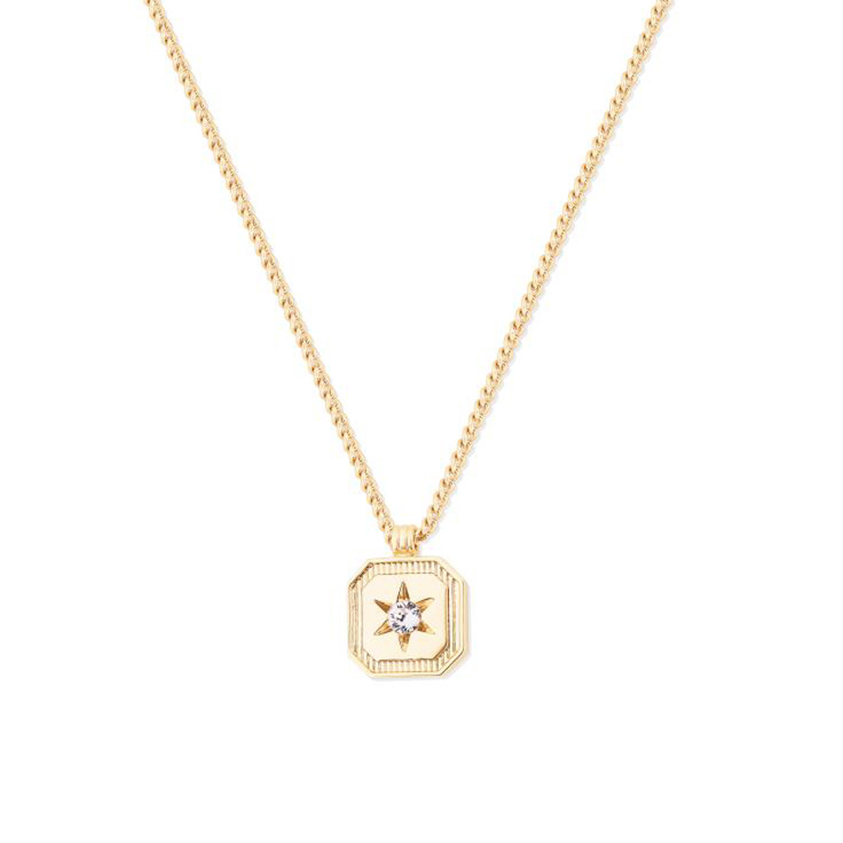 TP Compass Star Gold Pendant