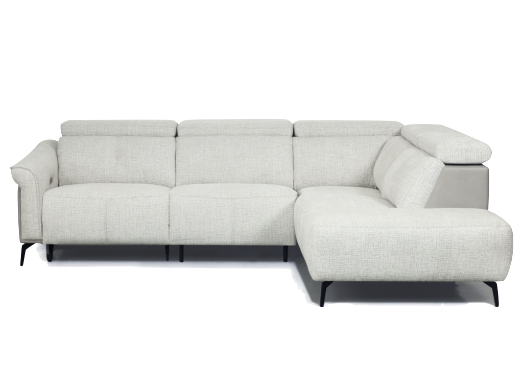Turin/Torino Corner Suite Electric Light Grey Fusion (RHF)