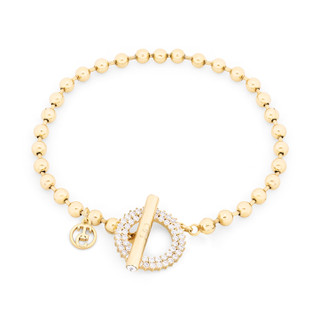 TP T-Bar Ball Gold Bracelet