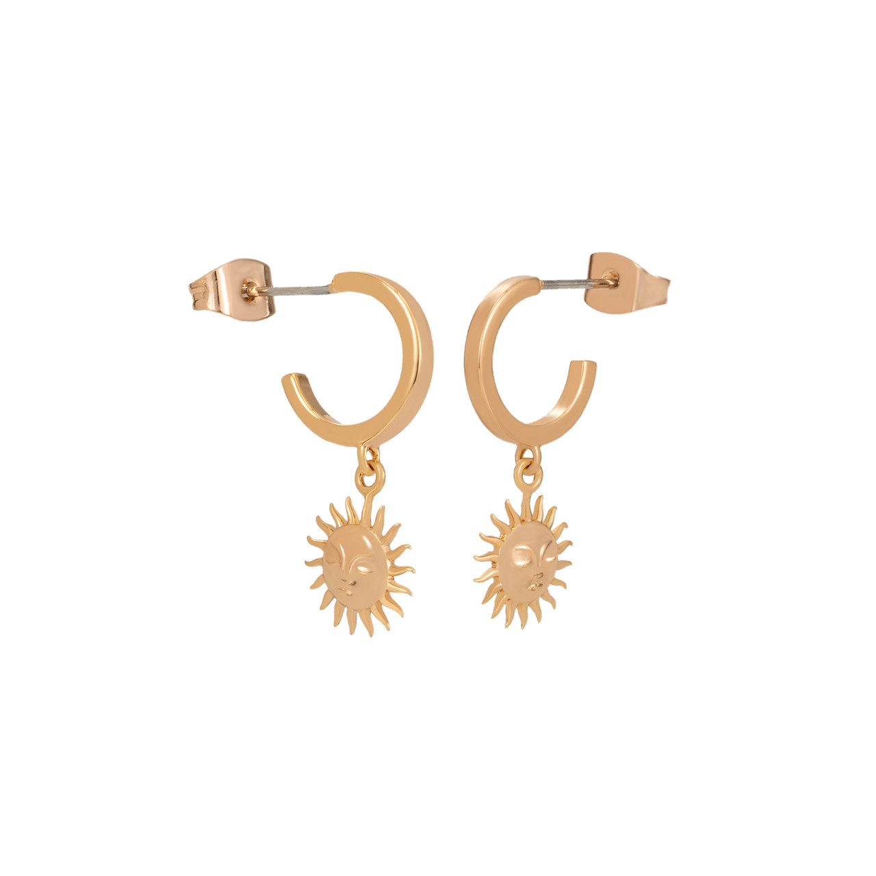 TP Soleil Mini Hoop Sun Earrings