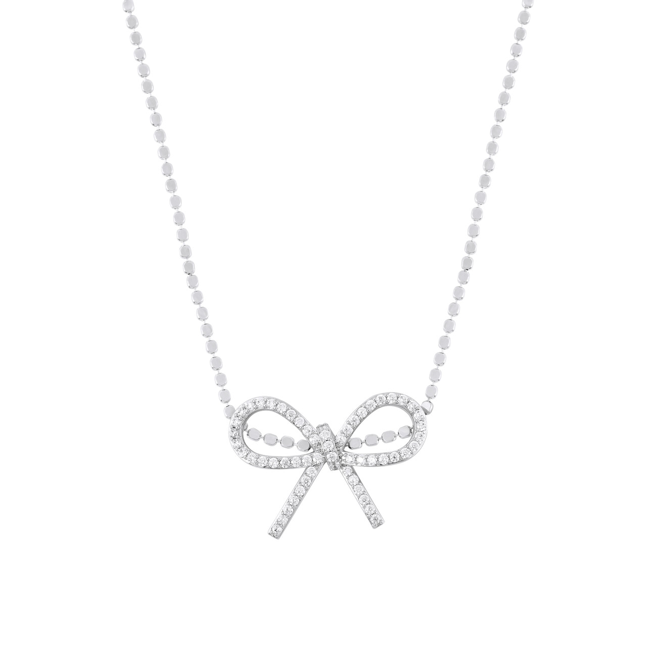 TP Bow Ball and Chain Necklace