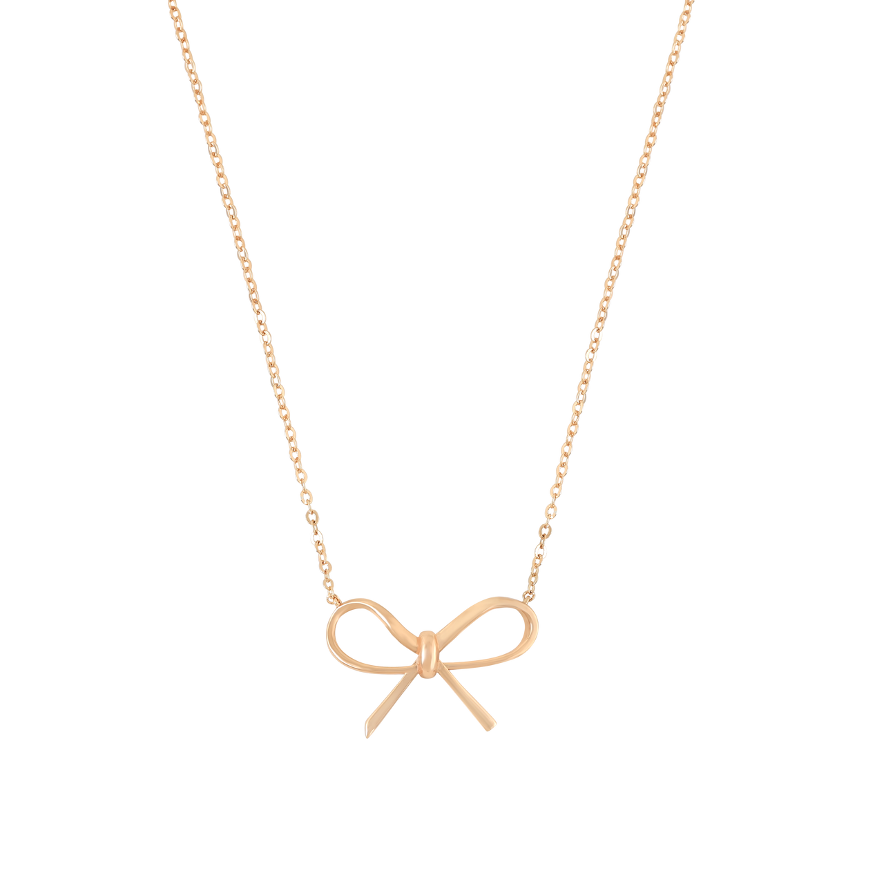 TP Bow Pendant Gold
