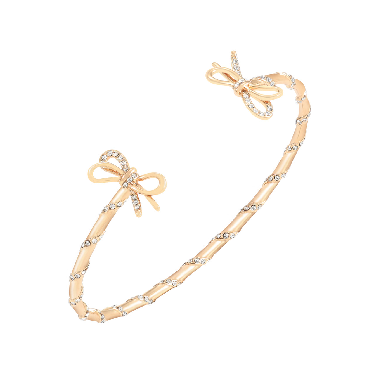 TP Bow Open Bangle Gold