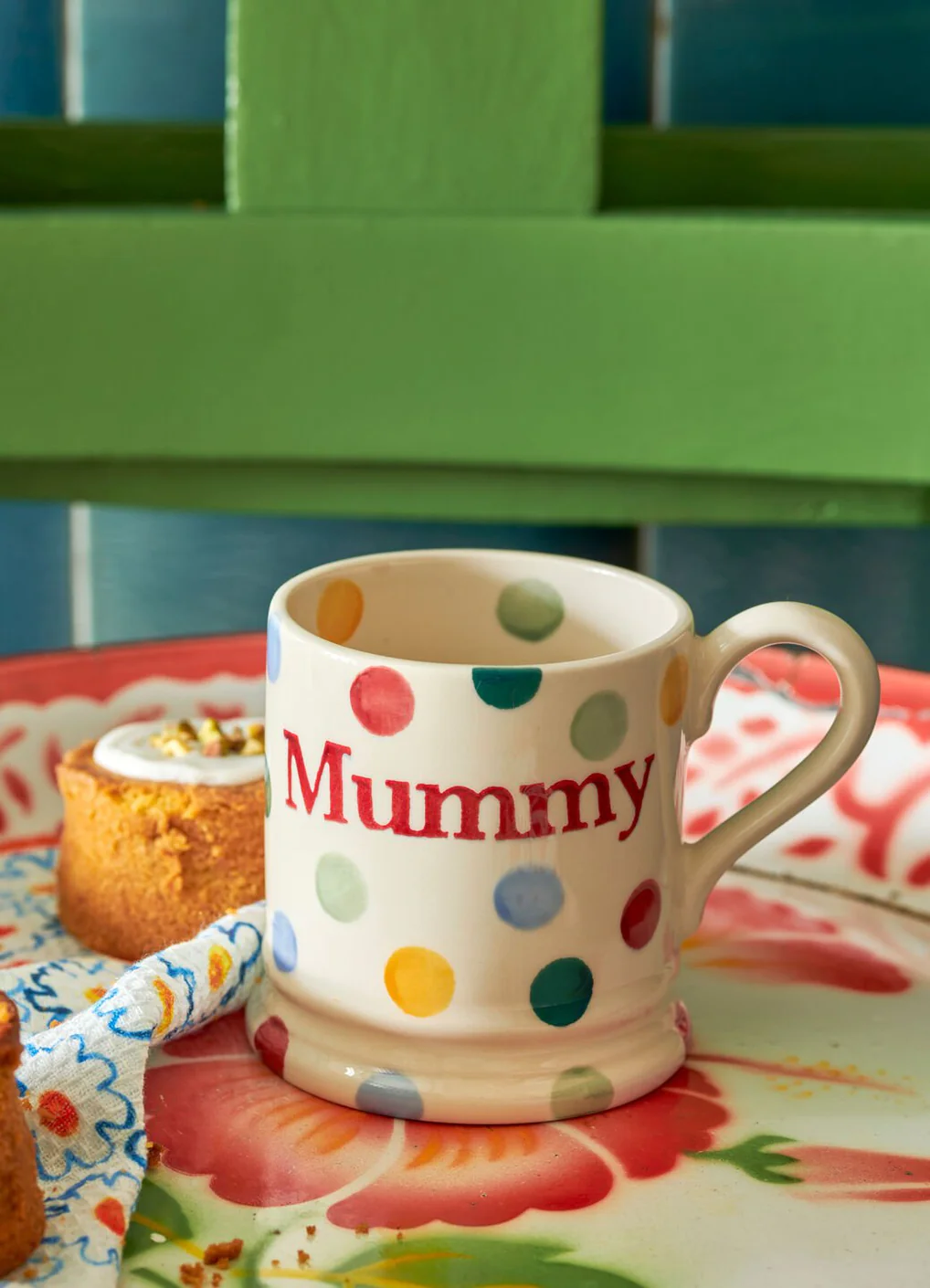 EB Polka Dot Mummy 1/2 Pint Mug