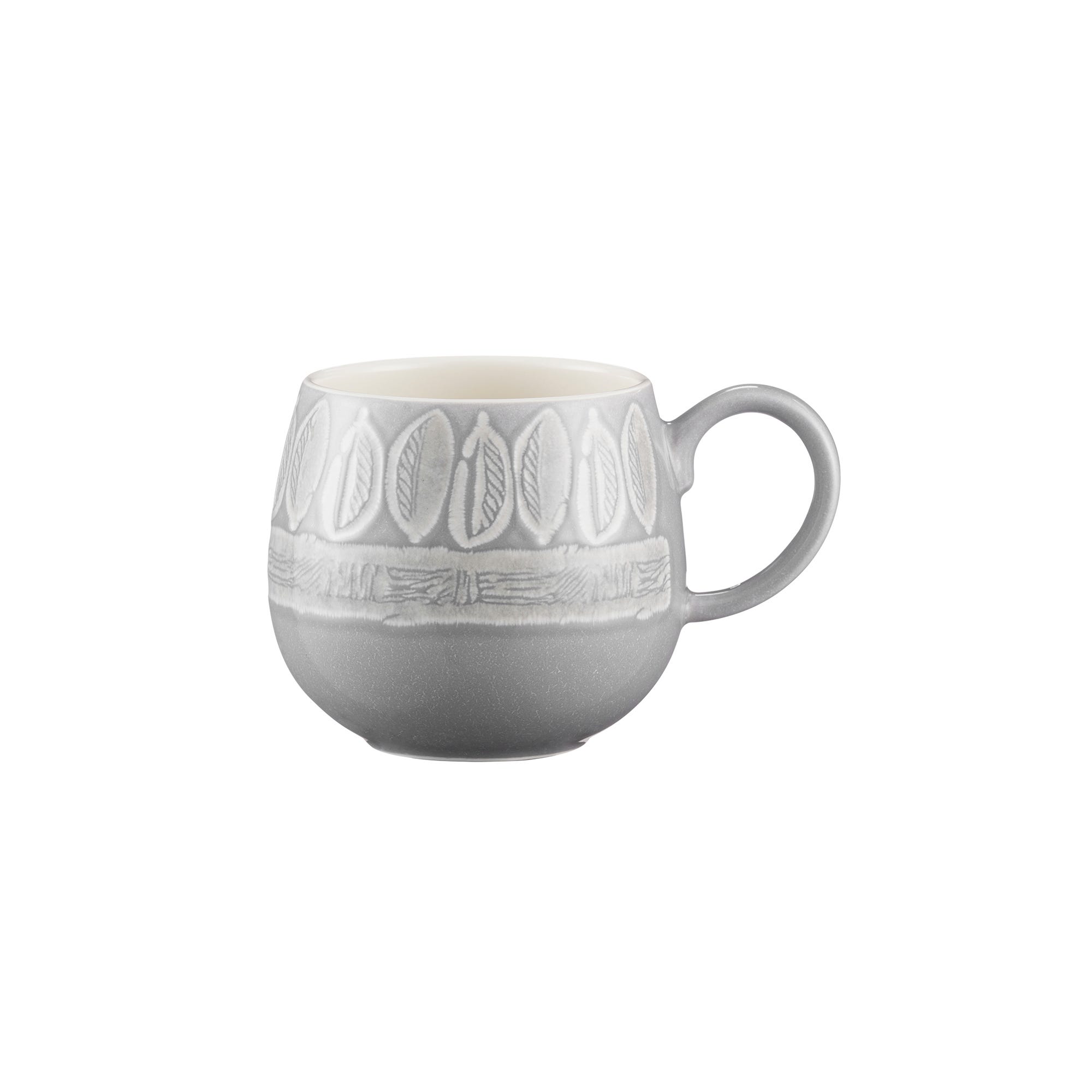 MC Impressions Grey Leaf Mug 350ml