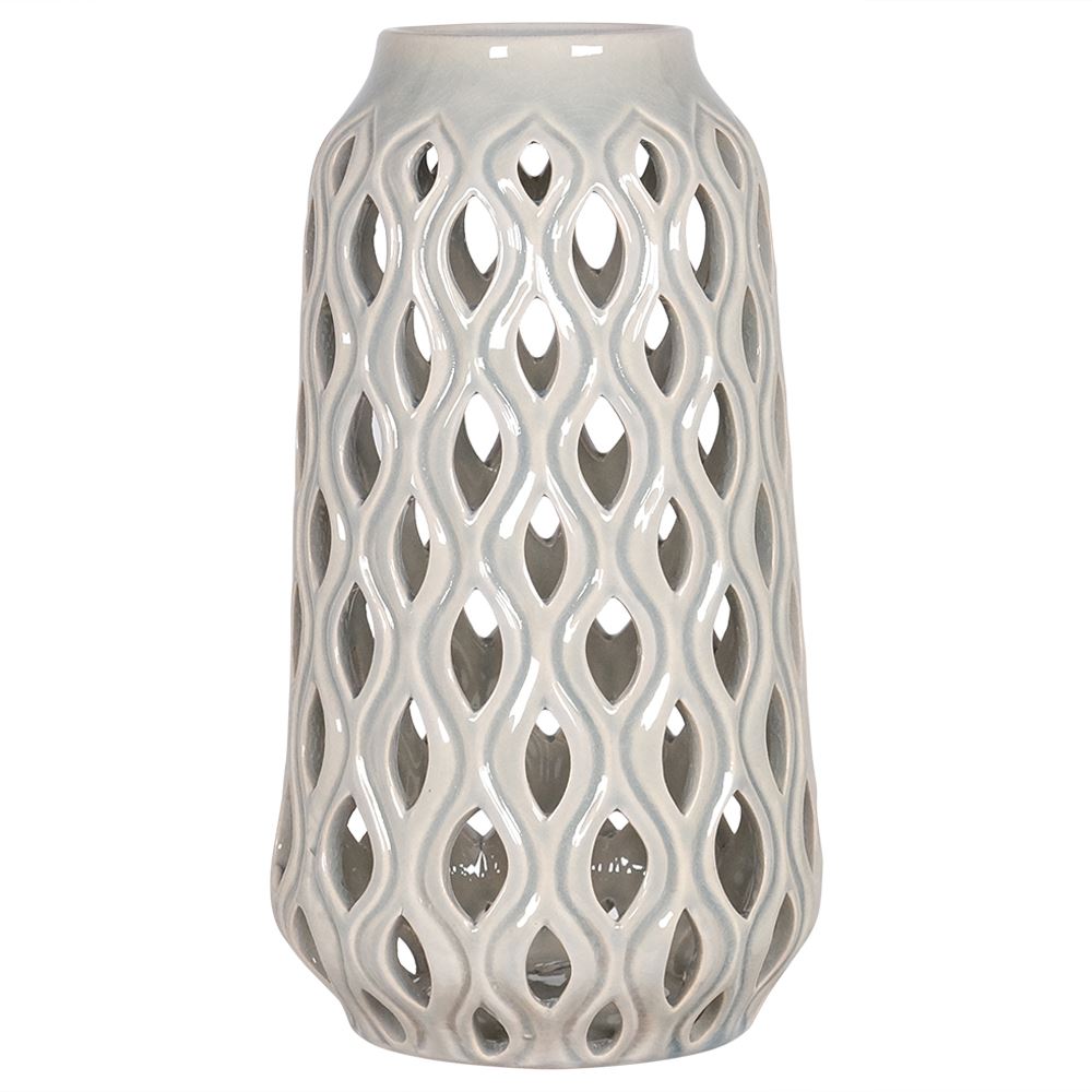 WJ Tall Grey Medium Vase