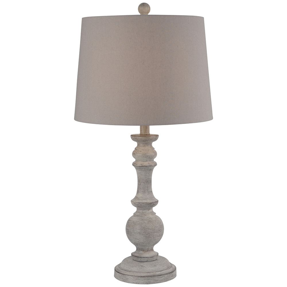 WJ Table Lamp w/ Grey Shade 71cm