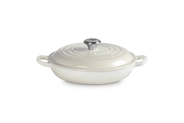 LC-PROMO Shallow Casserole 22cm Meringue