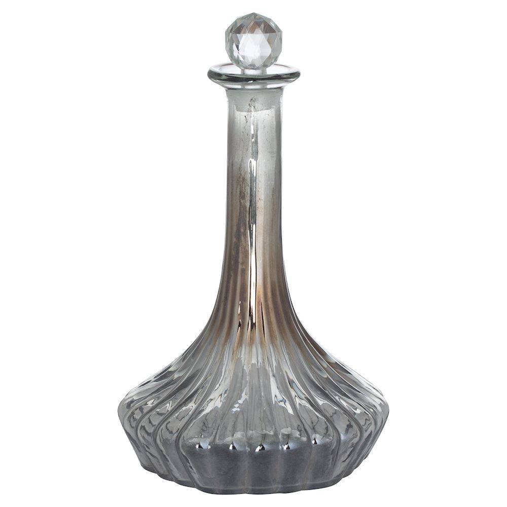 WJ Smoked Midnight Med Decanter