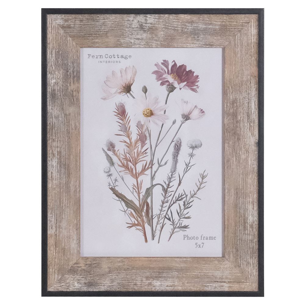 WJ Black Trimmed Wooden Frame 5x7