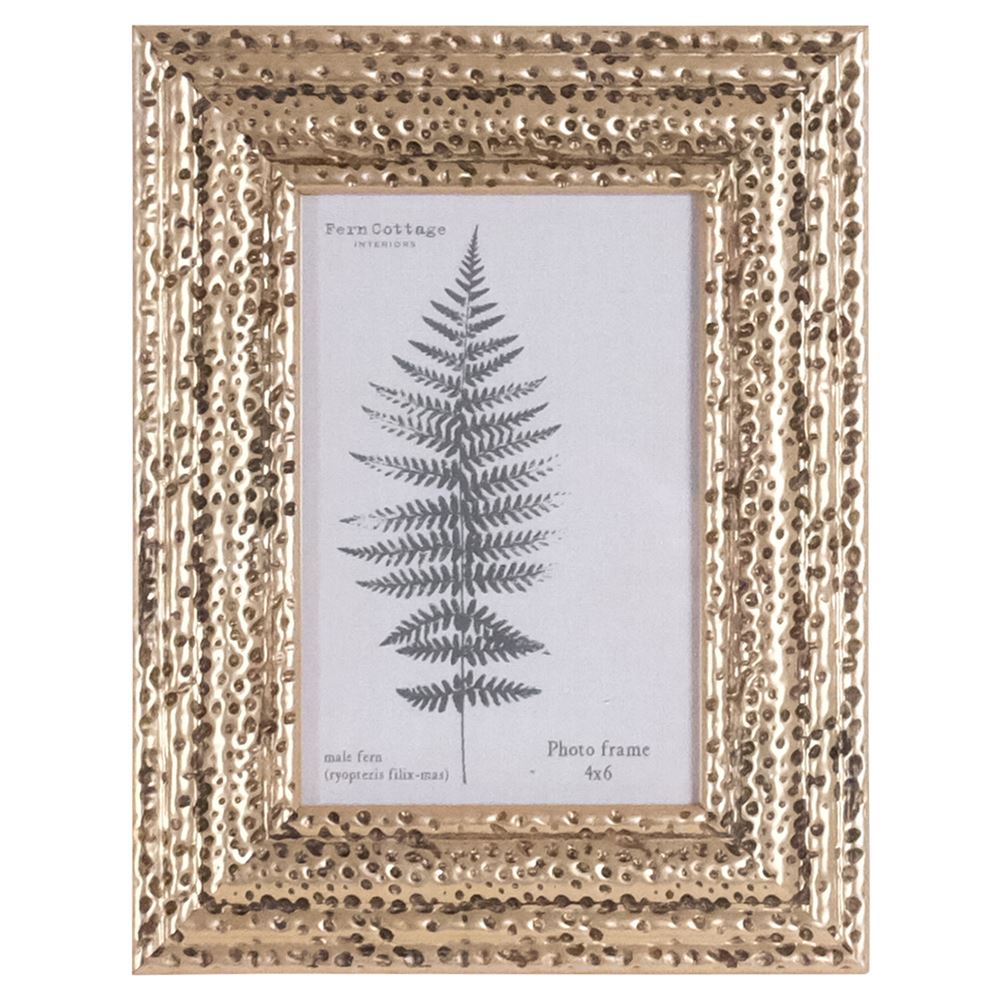 WJ Gold Dimpled Frame 4x6