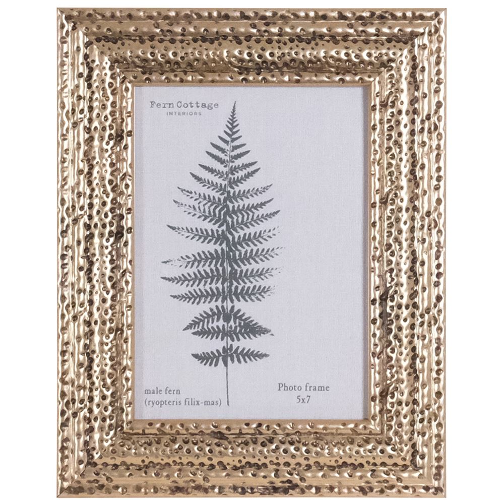 WJ Gold Dimpled Frame 5x7