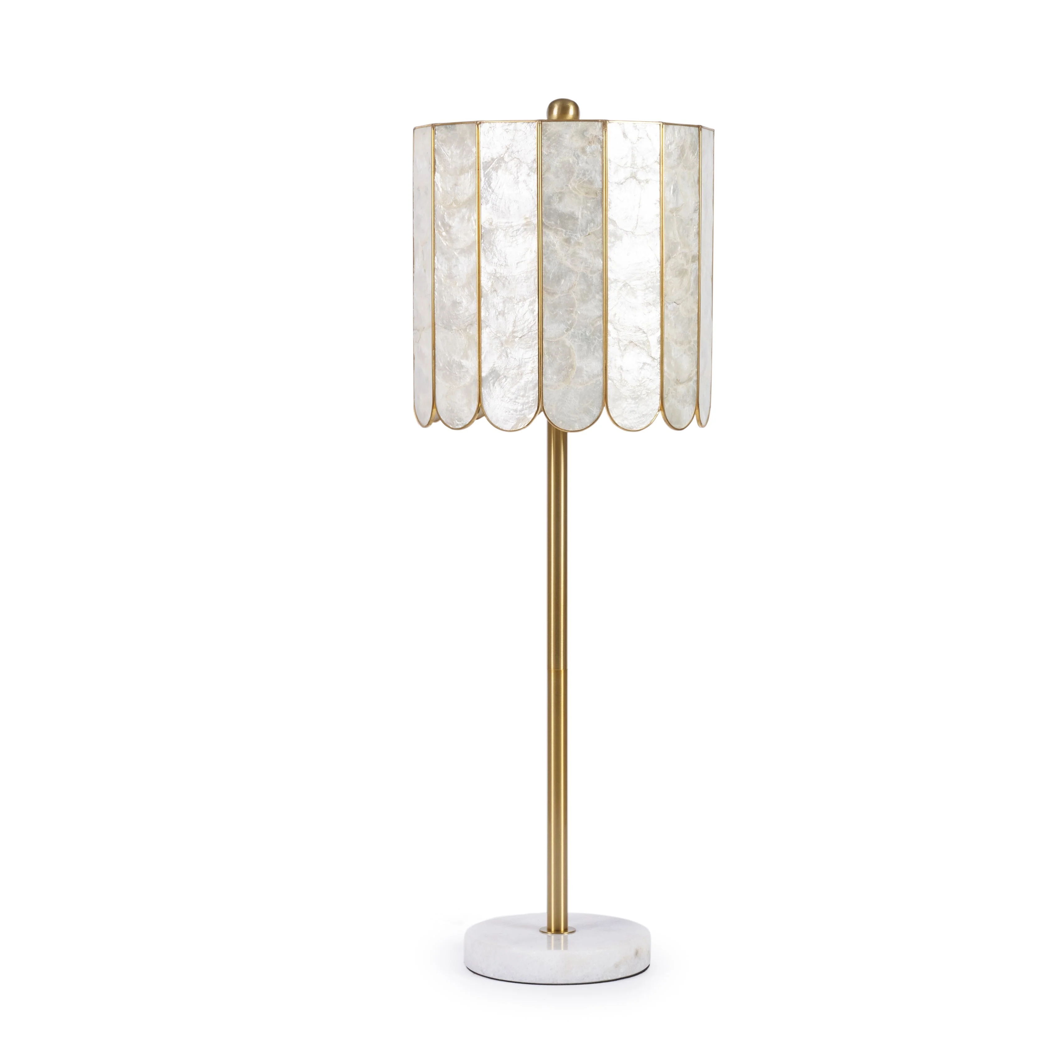 MB Mother of Pearl buffet lamp