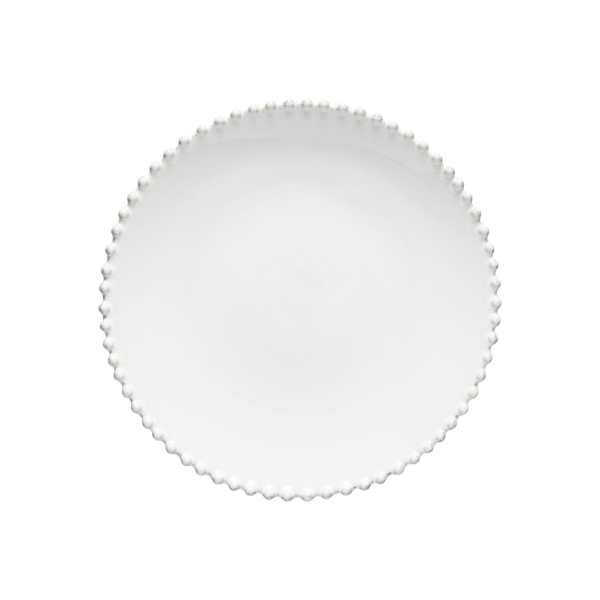 MGT Pearl White Dinner Plate