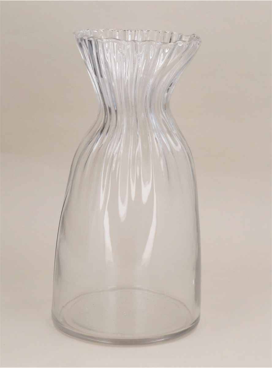 GG Scrunch Glass Vase