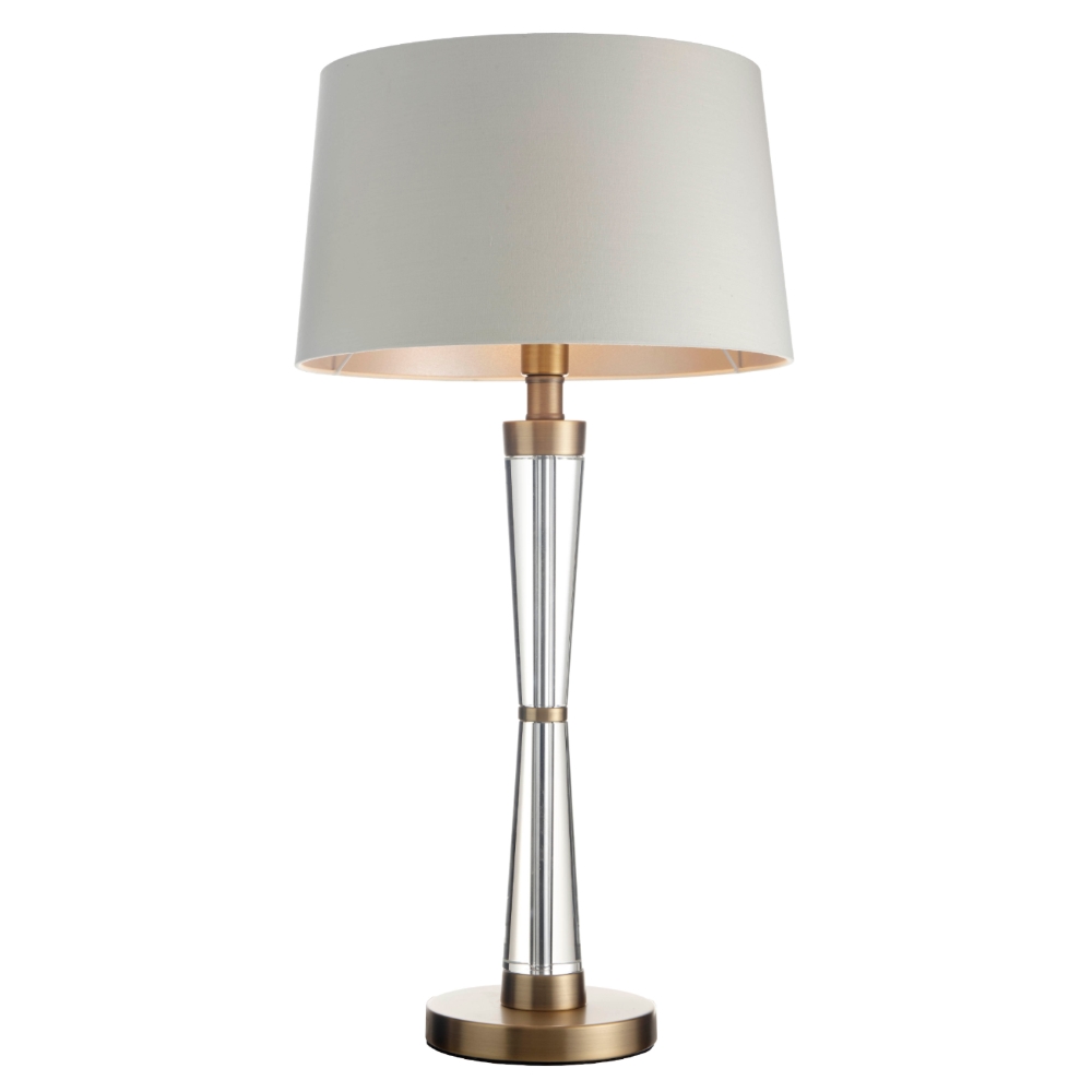 RV Astley Nelle Ant Brass Table Lamp