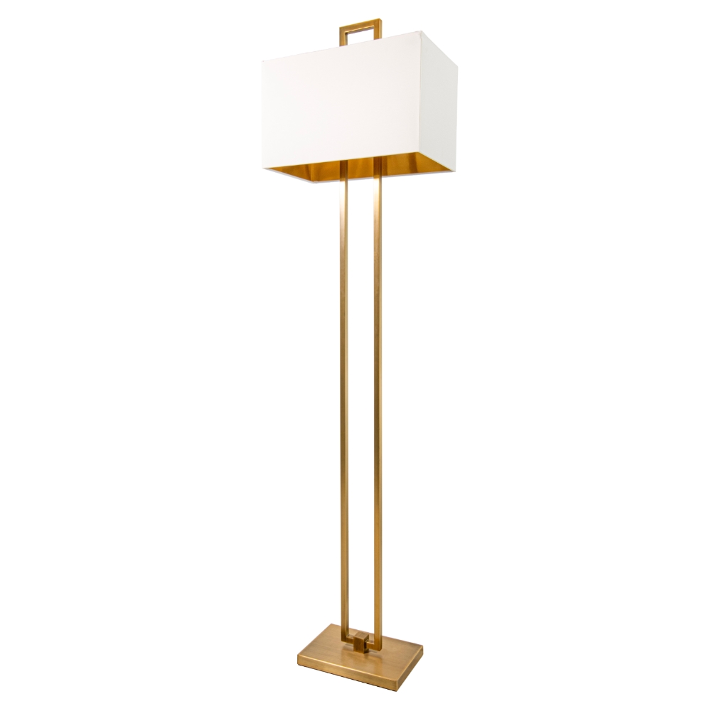 RV Astley Danby Ant Brass Floor Lamp