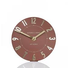 TK Mulberry 6" Mantel Clock Auburn
