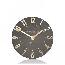 TK 6" Mulberry Espresso Mantel Clock