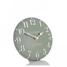 TK Arabic 6″ Mantel Clock Seagrass