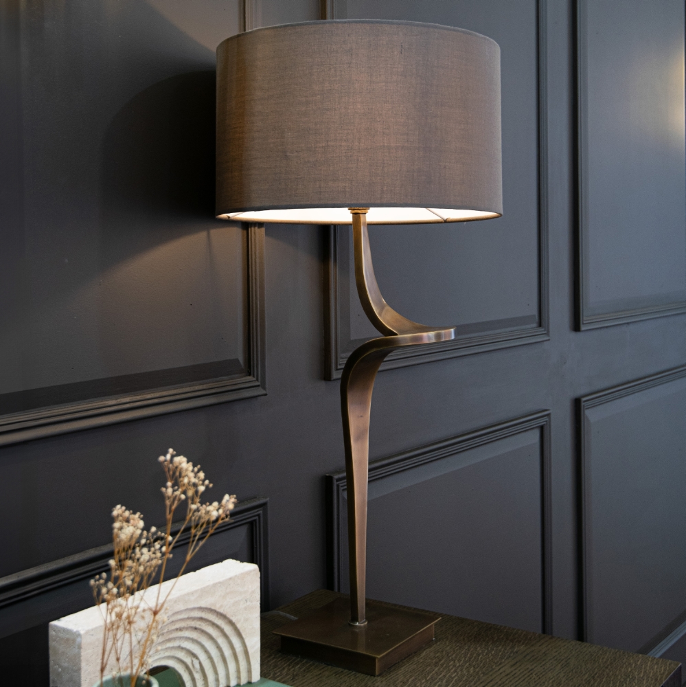 Enzo brass Table Lamp RIGHT