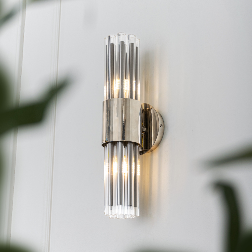 RV Colmar Nickel Finish Wall Lamp