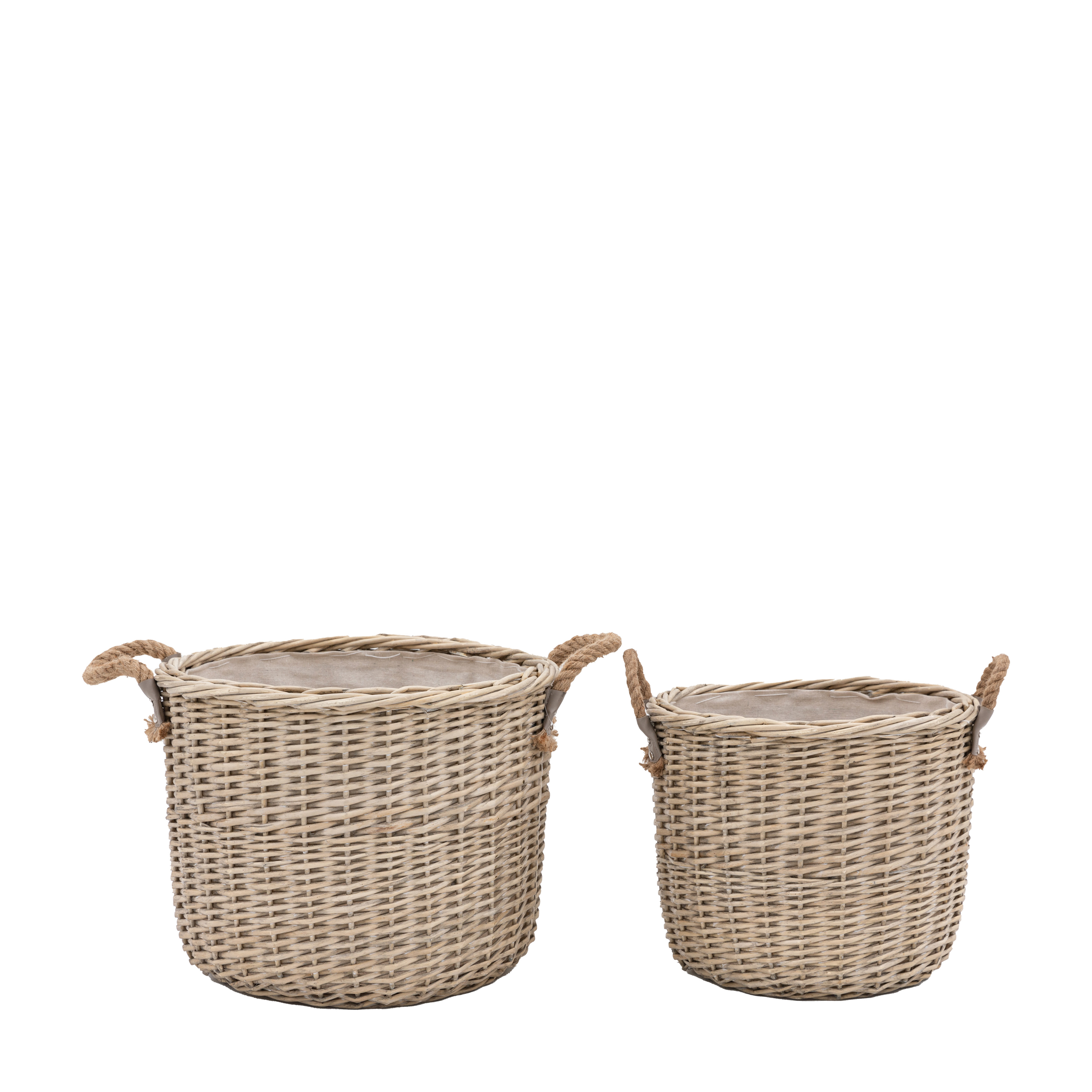 Paraiso Round Baskets Set of 2