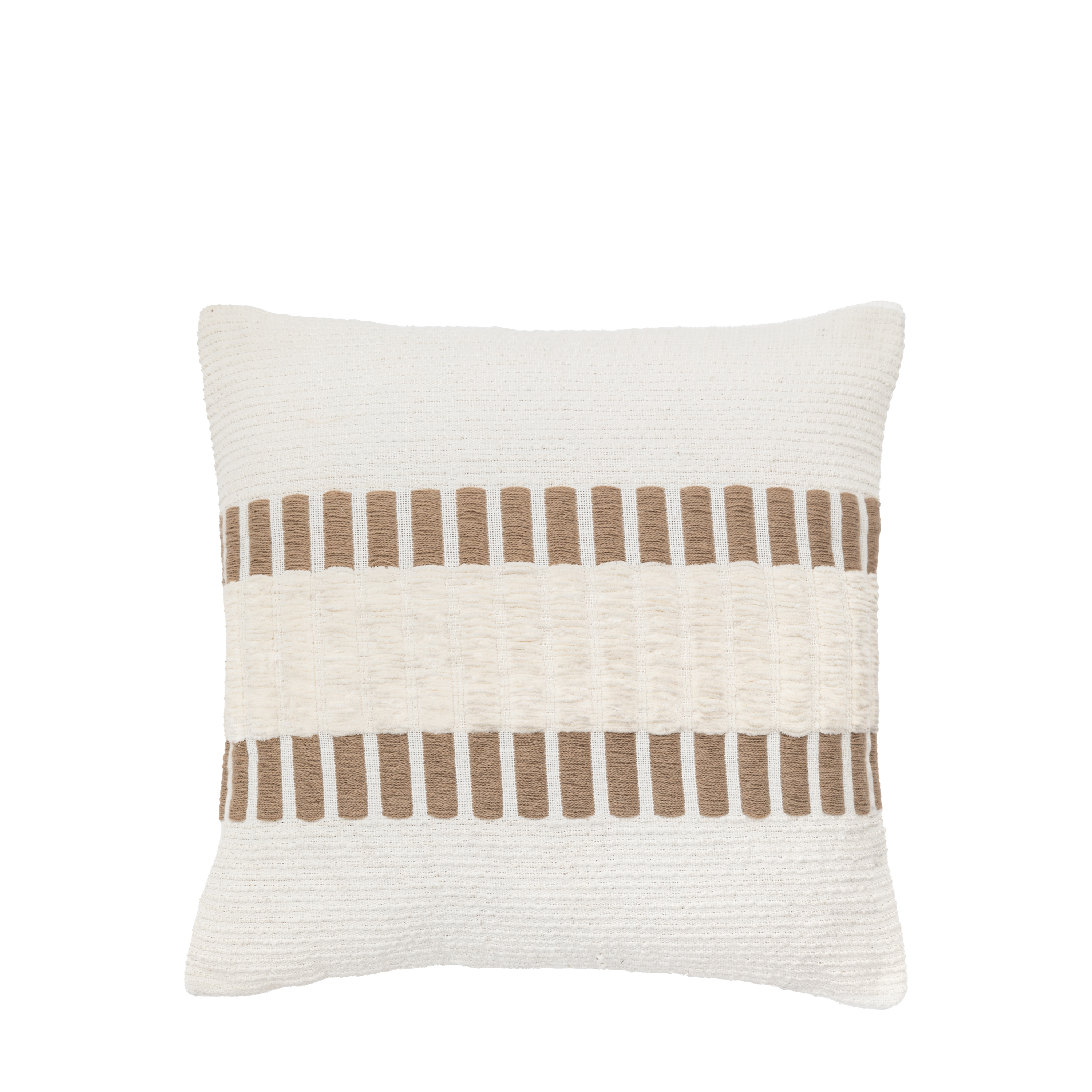 GL Longshaw Woven Cushion Natural 45cm