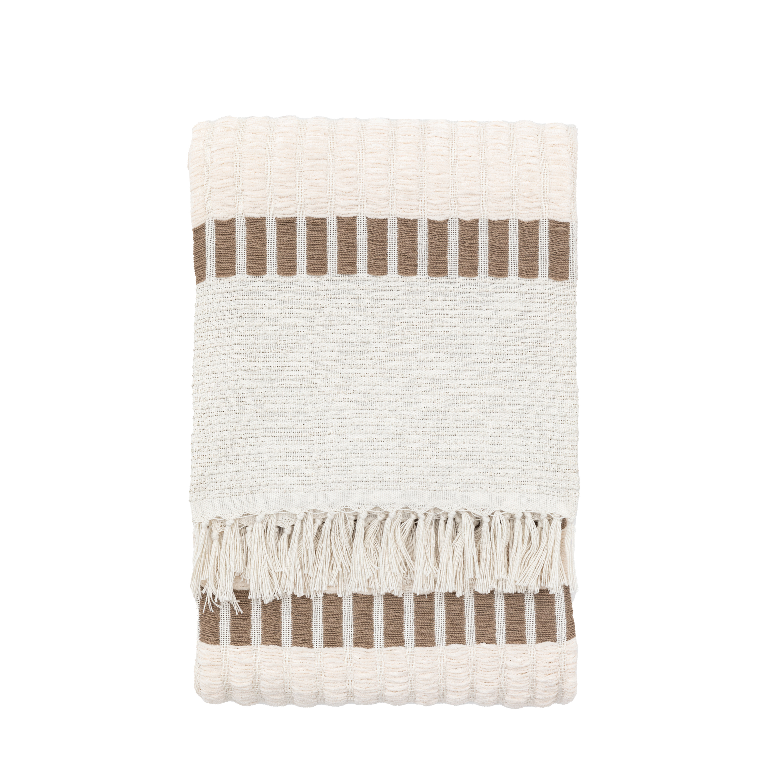GL Longshaw Woven Throw Natural 130x170cm