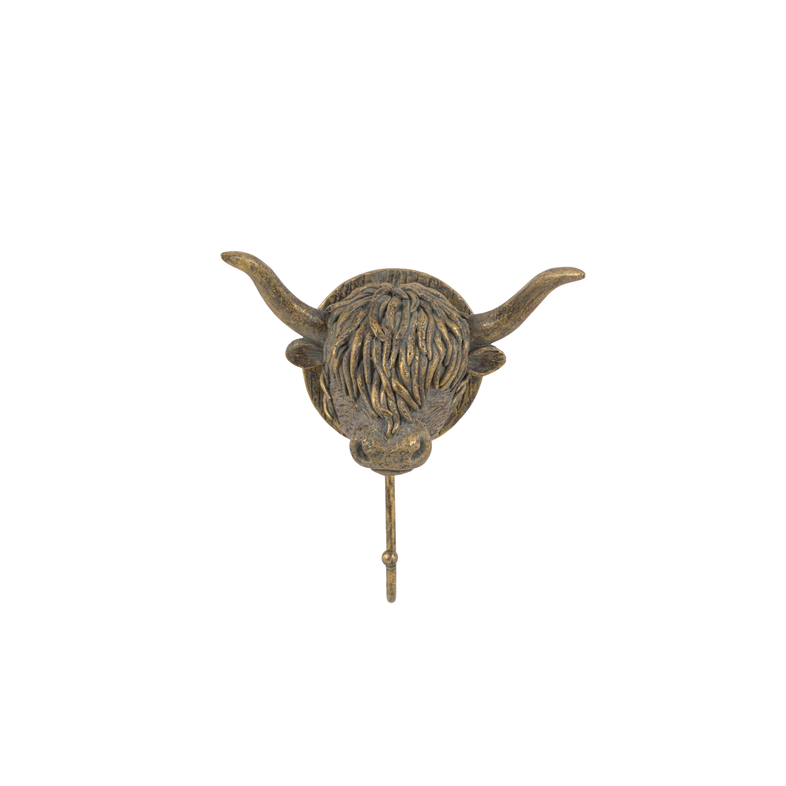 GL Highland Cow Hook Bronze
