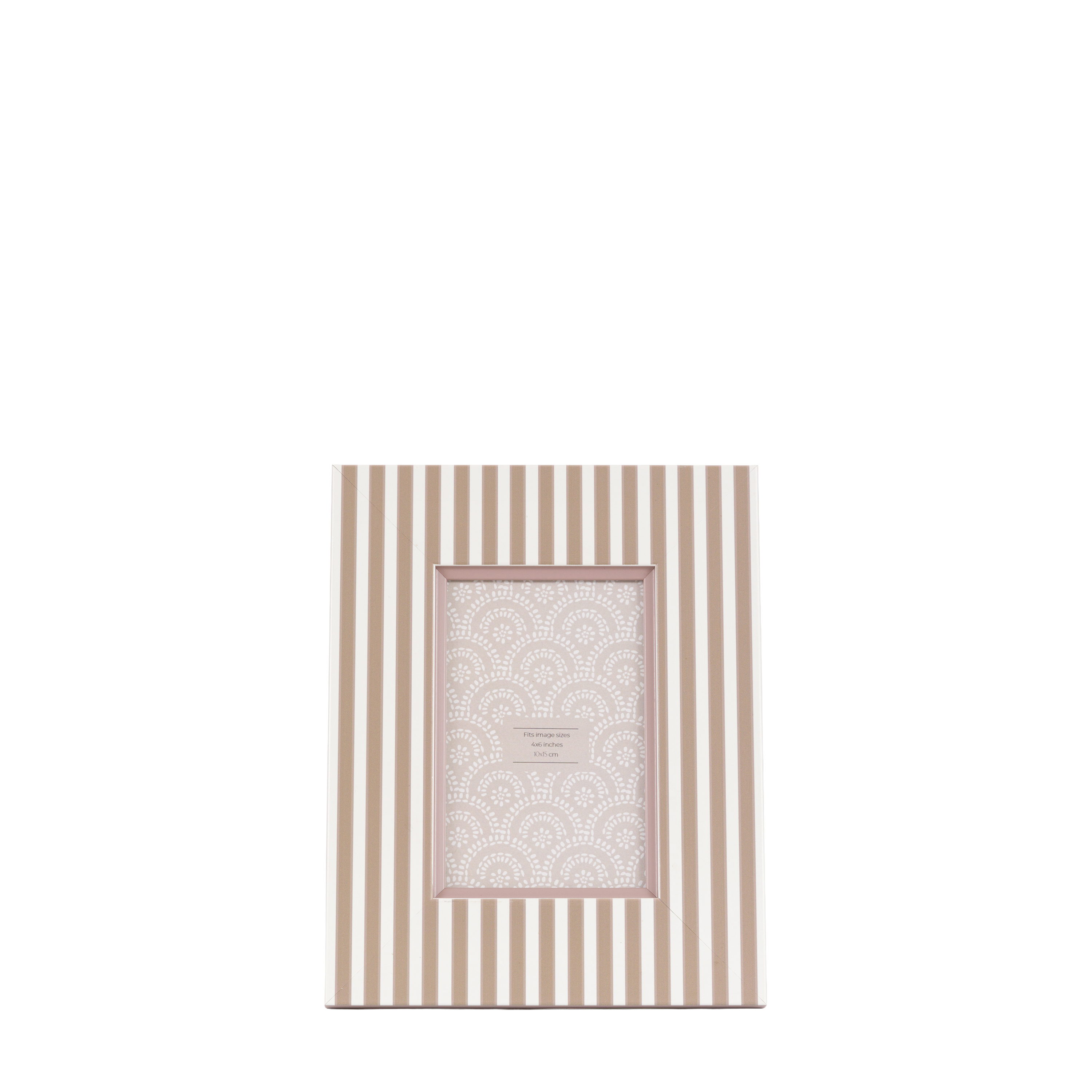 GL Stripe Photo Frame 6x4in Ass