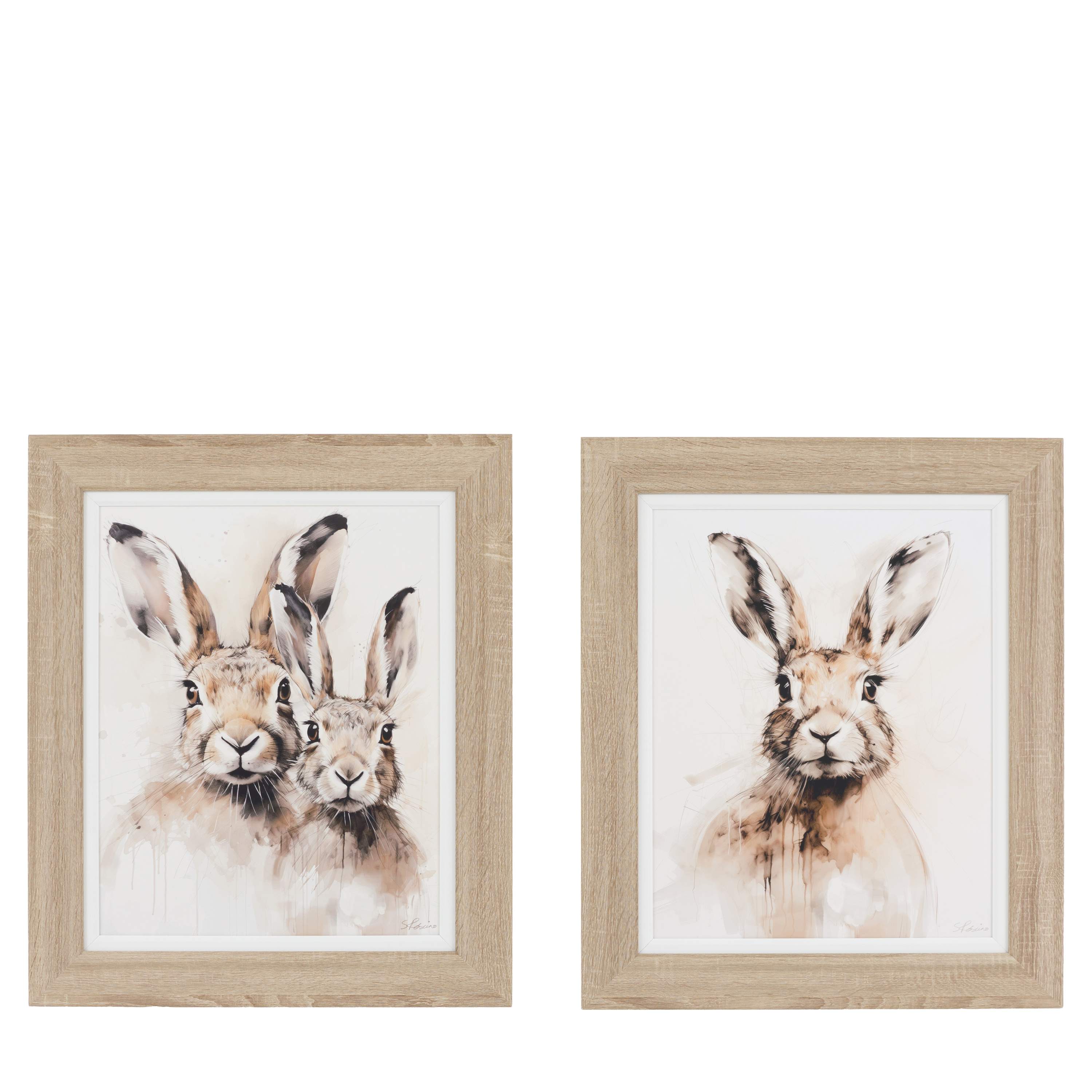 GL Woodland Whiskers Framed Canvas Ass