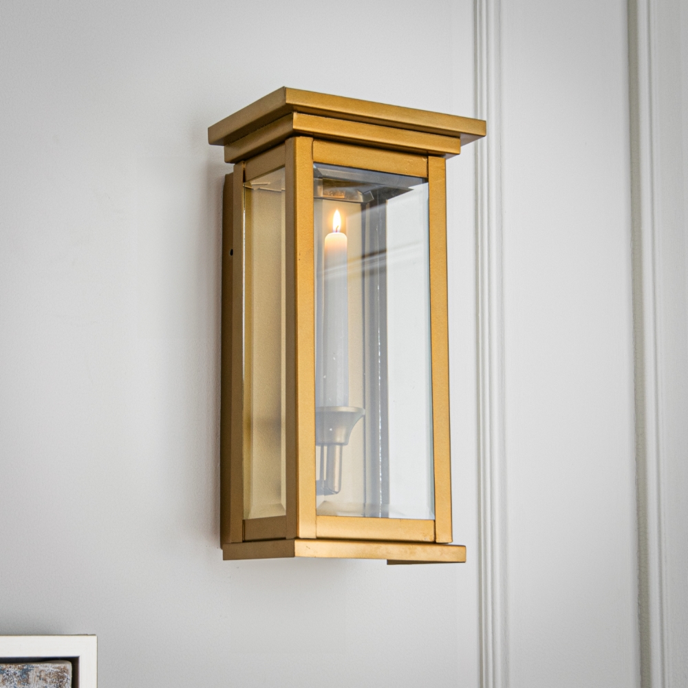 RV Veda Candle Holder Brass