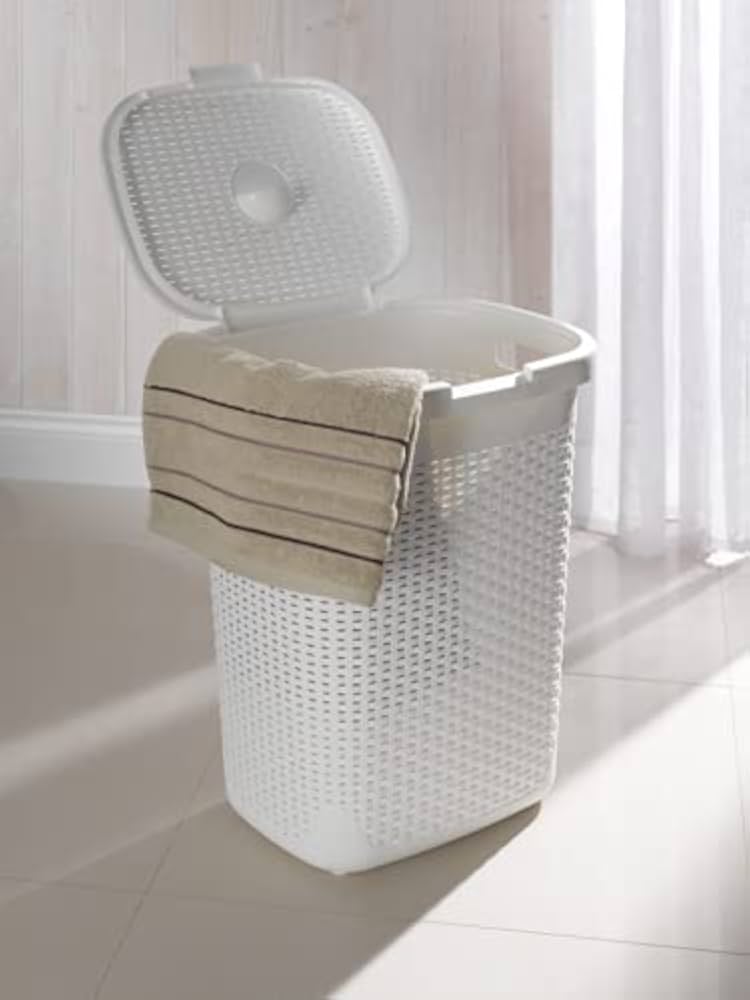 Addis Rattan 50l Hamper Calico