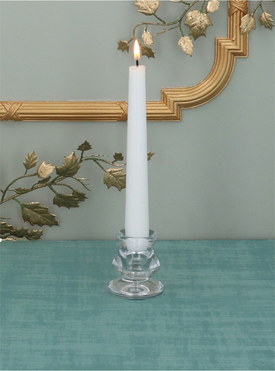 GG Glass Short Candlestick