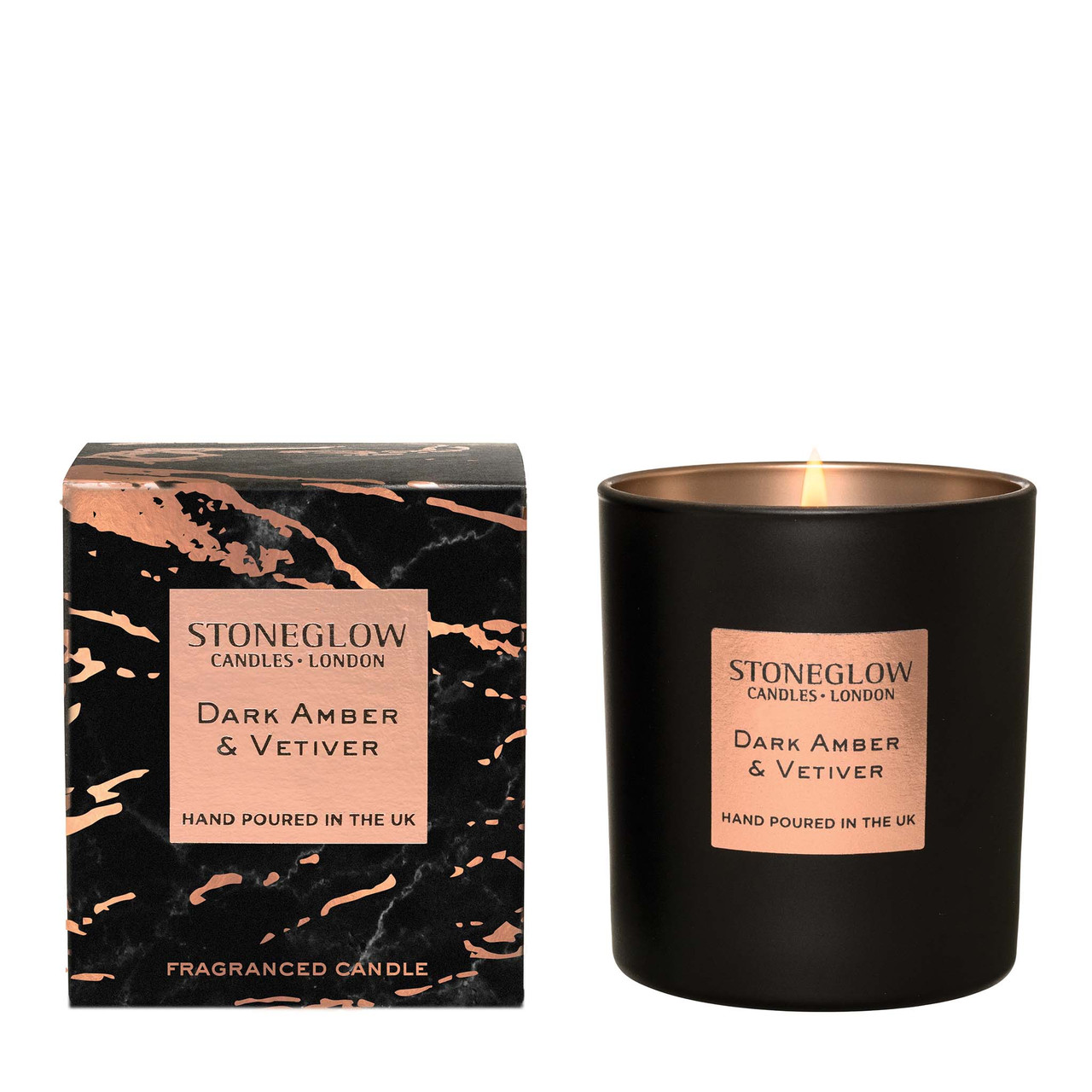 SG Luna Dark Amber & Vetiver Tumbler / Candle