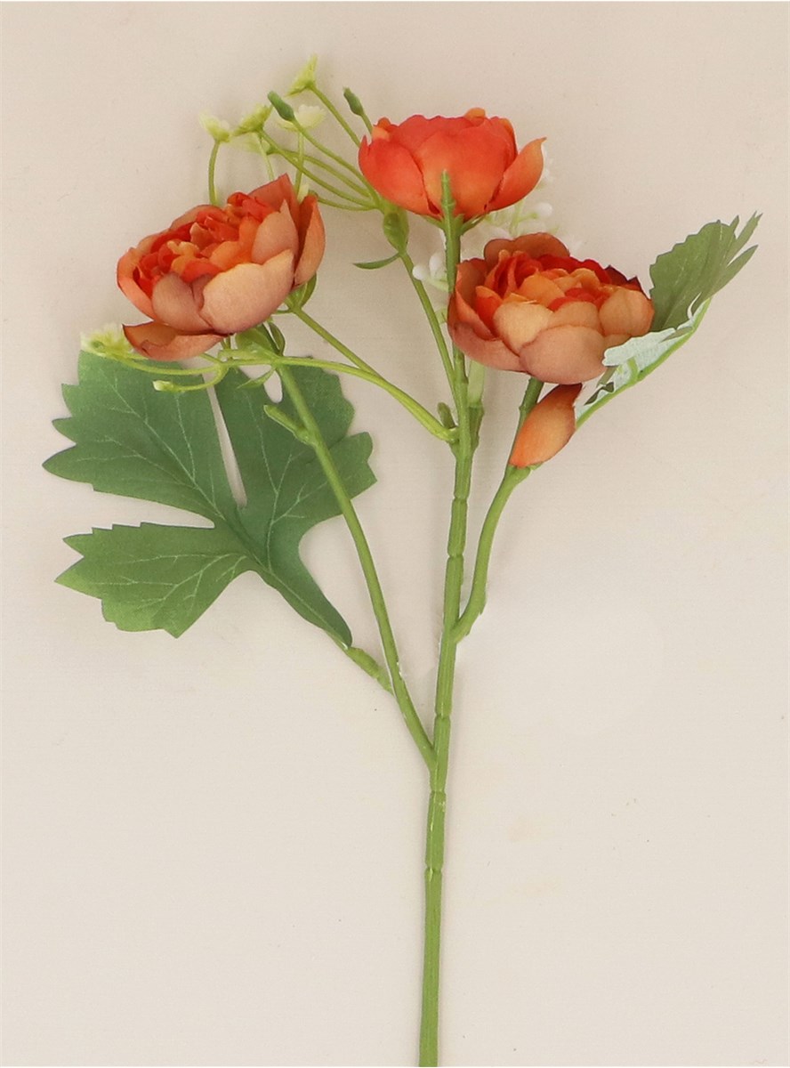 GG Dark Apricot Rose & Gypsophila Mini Pick