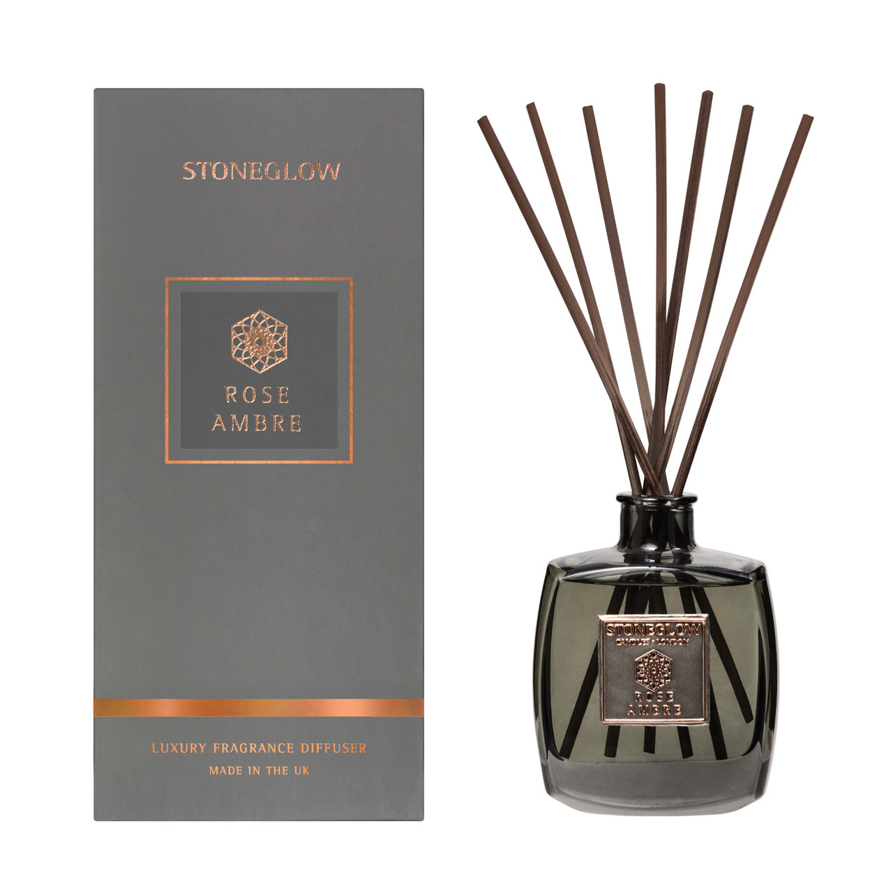 SG Metallique Rose Ambre Reed Diffuser
