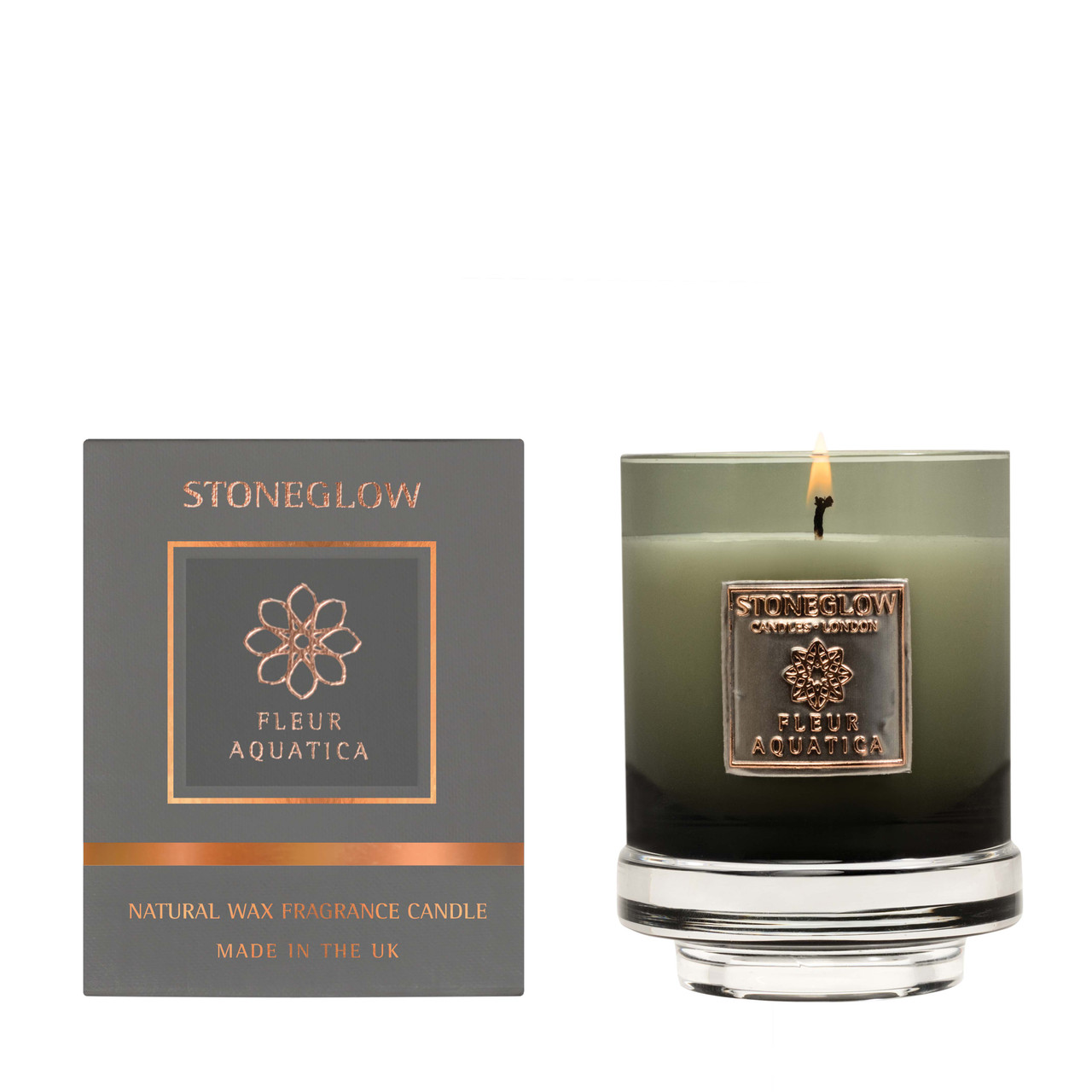 SG Metallique Fleur Aquatica Tumbler / Candle
